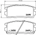 Гальмівні колодки дискові зад. Chevroler Captiva/Opel Antara 2.4, 3.2 V6 06- HELLA PAGID 8DB355012951 (фото 4)
