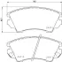 Гальмівні колодки дискові перед. Opel Insignia 08- (середина диска 321mm)/(17") HELLA PAGID 8DB355013041 (фото 4)