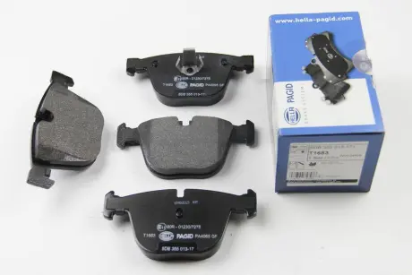 Комплект тормозных колодок, дисковый тормоз HELLA PAGID 8DB355013171