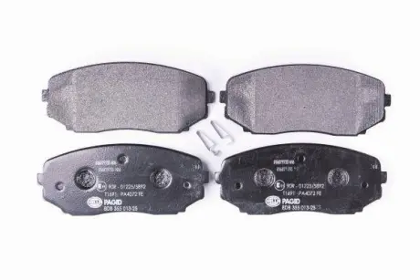 Комплект тормозных колодок, дисковый тормоз HELLA PAGID 8DB355013251