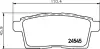 Гальмівні колодки зад. Mazda CX-7/CX-9 07- HELLA PAGID 8DB355013261 (фото 4)