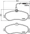 Комплект тормозных колодок, дисковый тормоз HELLA PAGID 8DB355013411 (фото 4)