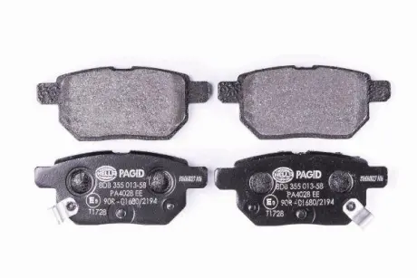 Колодки гальмівні HELLA PAGID 8DB355013581