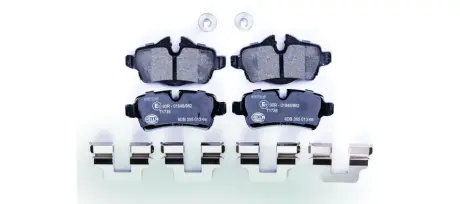 Гальмівні колодки зад. MINI 06-15 1.6-2.0 HELLA PAGID 8DB355013661