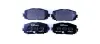 Комплект тормозных колодок, дисковый тормоз HELLA PAGID 8DB355013901 (фото 1)