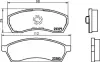 Комплект тормозных колодок, дисковый тормоз HELLA PAGID 8DB355014011 (фото 1)