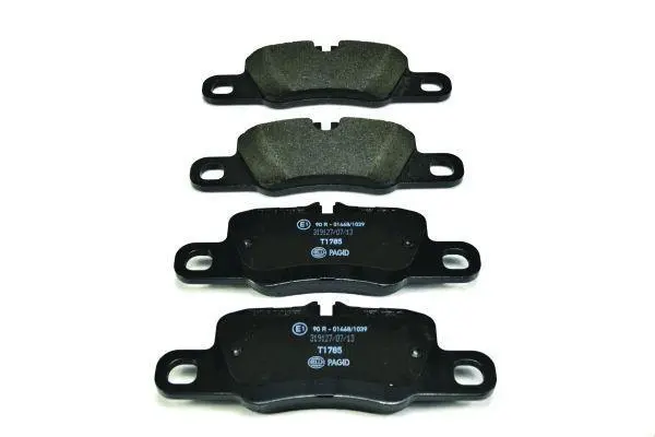 Комплект тормозных колодок, дисковый тормоз HELLA PAGID 8DB355014051 (фото 1)