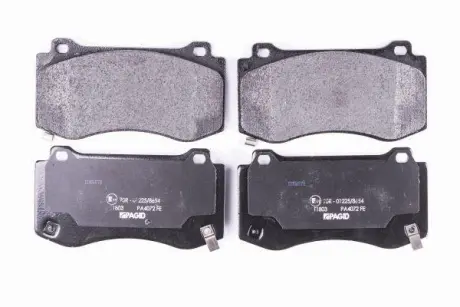 Комплект тормозных колодок, дисковый тормоз HELLA PAGID 8DB355014201