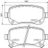 Комплект тормозных колодок, дисковый тормоз HELLA PAGID 8DB355014331 (фото 4)