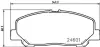 Комплект тормозных колодок, дисковый тормоз HELLA PAGID 8DB355014391 (фото 2)