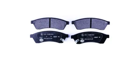 Комплект тормозных колодок, дисковый тормоз HELLA PAGID 8DB355014491