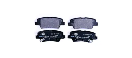 Гальмівні колодки дискові зад. Hyundai Grandeur, Sonata V, Tucson Kia Opirus, Soul Ssangyong Korando 1.6-3.3 05- HELLA PAGID 8DB355014571