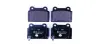 Комплект тормозных колодок, дисковый тормоз HELLA PAGID 8DB355014701 (фото 1)