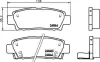 Комплект тормозных колодок, дисковый тормоз HELLA PAGID 8DB355014771 (фото 2)