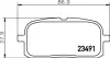 Комплект тормозных колодок, дисковый тормоз HELLA PAGID 8DB355014781 (фото 2)