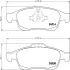 Колодки гальмівні Дискові Комплект; передн. / Kaptur 2.0 2013>, Duster 2011> HELLA PAGID 8DB355014791 (фото 4)