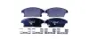Комплект тормозных колодок, дисковый тормоз HELLA PAGID 8DB355015241 (фото 1)
