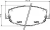 Комплект тормозных колодок, дисковый тормоз HELLA PAGID 8DB355015341 (фото 2)