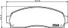 Комплект тормозных колодок, дисковый тормоз HELLA PAGID 8DB355015361 (фото 2)