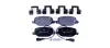 Комплект тормозных колодок, дисковый тормоз HELLA PAGID 8DB355015571 (фото 1)