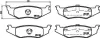 Комплект тормозных колодок, дисковый тормоз HELLA PAGID 8DB355015631 (фото 2)
