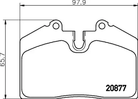 Комплект тормозных колодок, дисковый тормоз HELLA PAGID 8DB355015671
