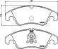 Комплект тормозных колодок, дисковый тормоз HELLA PAGID 8DB355015941 (фото 2)