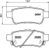 Комплект тормозных колодок, дисковый тормоз HELLA PAGID 8DB355016081 (фото 2)