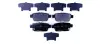 Комплект тормозных колодок, дисковый тормоз HELLA PAGID 8DB355016091 (фото 1)