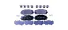 Комплект тормозных колодок, дисковый тормоз HELLA PAGID 8DB355016191 (фото 1)