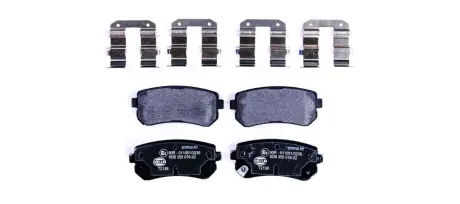 Комплект тормозных колодок, дисковый тормоз HELLA PAGID 8DB355016221