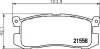 Комплект тормозных колодок, дисковый тормоз HELLA PAGID 8DB355016361 (фото 2)