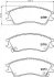 Комплект тормозных колодок, дисковый тормоз HELLA PAGID 8DB355016581 (фото 1)