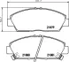 Комплект тормозных колодок, дисковый тормоз HELLA PAGID 8DB355016631 (фото 4)