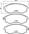 Комплект тормозных колодок, дисковый тормоз HELLA PAGID 8DB355016691 (фото 4)