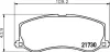 Комплект тормозных колодок, дисковый тормоз HELLA PAGID 8DB355016811 (фото 1)