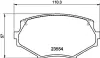 Комплект тормозных колодок, дисковый тормоз HELLA PAGID 8DB355016861 (фото 4)