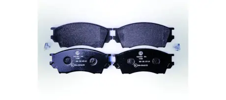 Комплект тормозных колодок, дисковый тормоз HELLA PAGID 8DB355017091