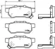 Комплект тормозных колодок, дисковый тормоз HELLA PAGID 8DB355017151 (фото 4)
