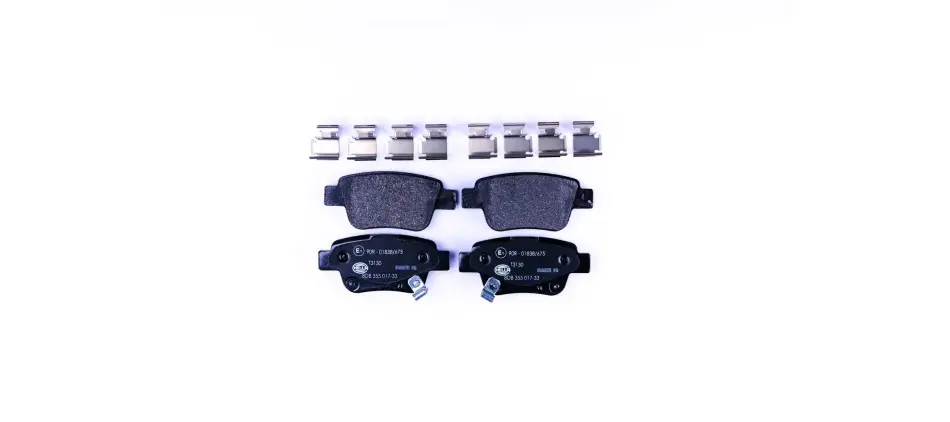 Комплект тормозных колодок, дисковый тормоз HELLA PAGID 8DB355017331 (фото 1)