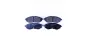 Комплект тормозных колодок, дисковый тормоз HELLA PAGID 8DB355017351 (фото 1)