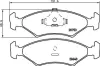 Комплект тормозных колодок, дисковый тормоз HELLA PAGID 8DB355017361 (фото 1)