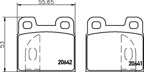 Комплект тормозных колодок, дисковый тормоз HELLA PAGID 8DB355017391