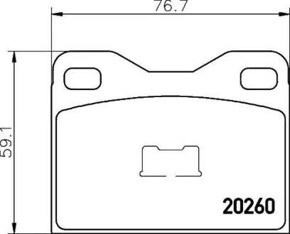 Комплект тормозных колодок, дисковый тормоз HELLA PAGID 8DB355017401