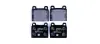 Комплект тормозных колодок, дисковый тормоз HELLA PAGID 8DB355017451 (фото 1)