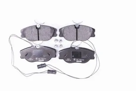 Комплект тормозных колодок, дисковый тормоз HELLA PAGID 8DB355017781