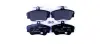 Комплект тормозных колодок, дисковый тормоз HELLA PAGID 8DB355017921 (фото 1)