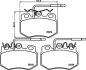 Комплект тормозных колодок, дисковый тормоз HELLA PAGID 8DB355018091 (фото 1)