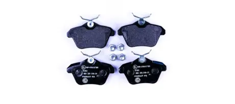 Комплект тормозных колодок, дисковый тормоз HELLA PAGID 8DB355018291