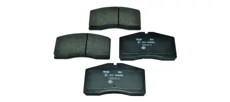Комплект тормозных колодок, дисковый тормоз HELLA PAGID 8DB355018301